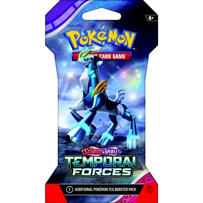 Pokemon Scarlet & Violet Temporal Forces Sleeved Booster Pack 144 Pack Case - Image 2