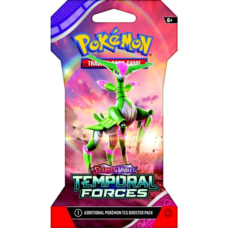 Pokemon Scarlet & Violet Temporal Forces Sleeved Booster Pack 144 Pack Case - Image 4