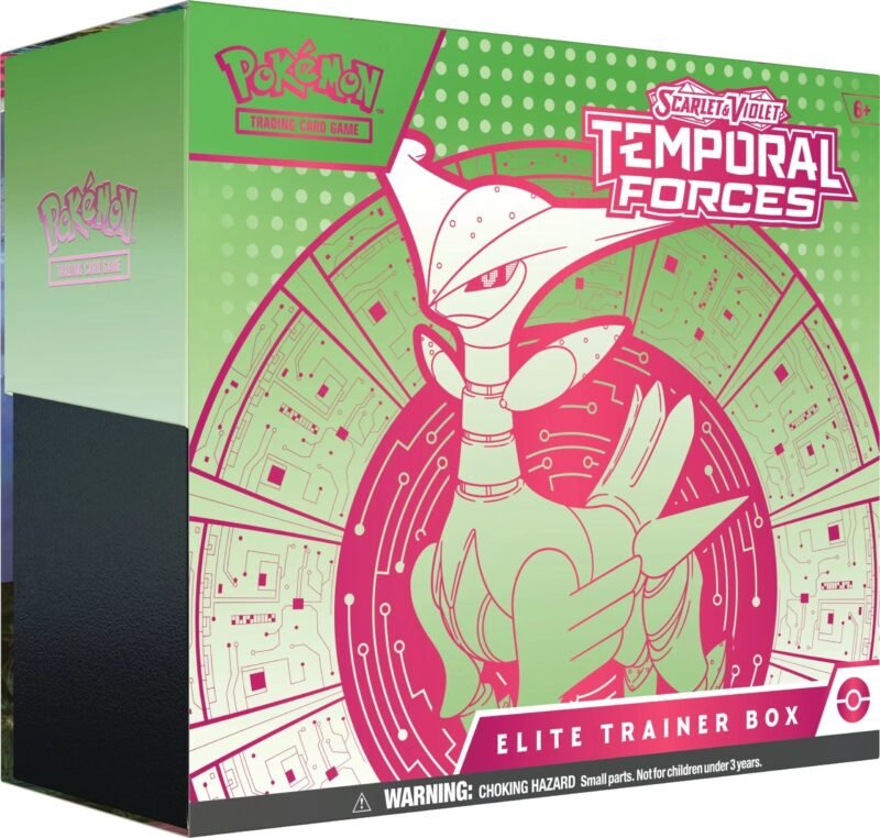 Pokemon Scarlet & Violet Temporal Forces Elite Trainer 10 Box Case - Image 2